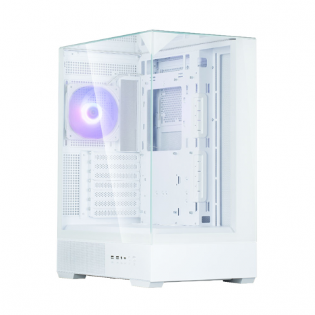 CAJA ZALMAN P40 PRISM ATX 3 XVENT 120MM ARGB 2XUSB 3.0 BLANCO S/N FUENTE