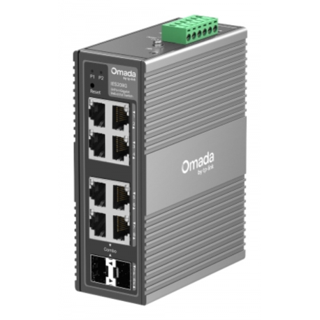 SWITCH OMADA IES206G 6-PORT GIGABIT 4-PORT POE+ AND 2-PORT POE++