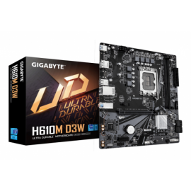 PLACA BASE GIGABYTE H610M D3W 1700 M-ATX DDR5 PCIE 4.0 128GB 1GBE M.2