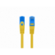 CABLE RED LANBERG CAT.6A S/FTP LSZH CCA 10M AMARILLO FLUKE PASSED