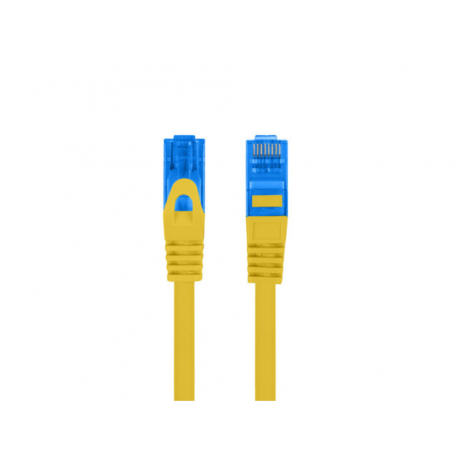 CABLE RED LANBERG CAT.6A S/FTP LSZH CCA 10M AMARILLO FLUKE PASSED