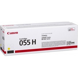CANON TONER 055H Y: AMARILLO LBP663 LBP664 MF742 MF744 MF745 MF746 ALTA CAPACIDAD
