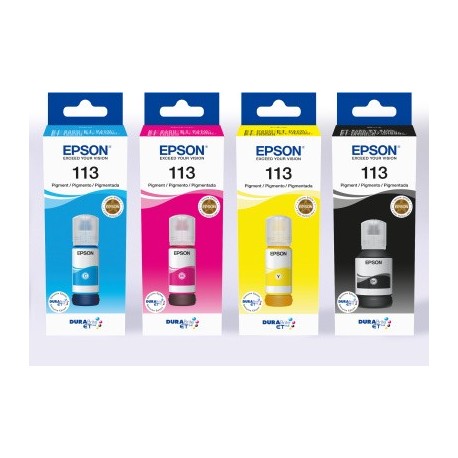 EPSON MULTIPACK 4 TINTAS ECOTANK 113 SERIES