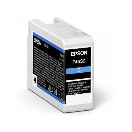 EPSON  SINGLEPACK CYAN T46S2 ULTRACHROME PRO 10 INK 25ML SC-P700