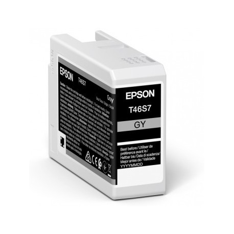 EPSON  SINGLEPACK GRAY T46S7 ULTRACHROME PRO 10 INK 25ML SC-P700