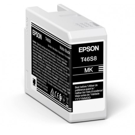 EPSON  SINGLEPACK MATTE BLACK T46S8 ULTRACHROME PRO 10 INK 25ML SC-P700
