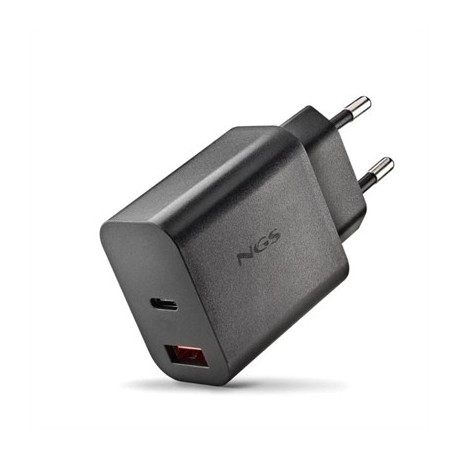 NGS CARGADOR GAN ULTRARAPIDO 30W USB-C+ USB-A