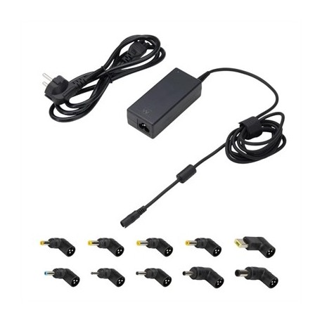 EWENT CARGADOR AUTO. UNIVER NOTEBOOK 65W 10 PUNTAS