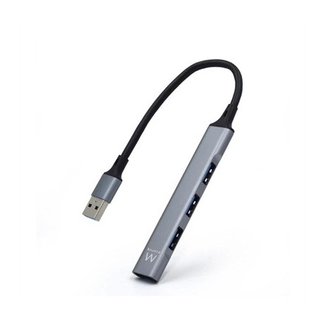 EWENT HUB SLIM USB 4 PUERTOS