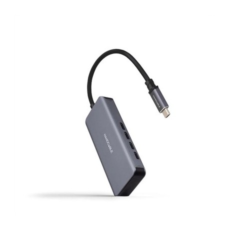 NANOCABLE HUB USB-C/M A 3XUSB-C/H ALUMINIO 10 CM