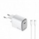 CELLY CARGADOR  45W USB-C + CABLE USB-C