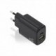 AISENS CARGADOR GAN 20W USB-C PD 3.0 USB-A QC3.0