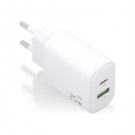 AISENS CARGADOR GAN 25W USB-C PD 3.0 USB-A QC3.0