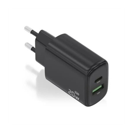 AISENS CARGADOR GAN 20W 1XUSB-C PD3.0 NEGRO