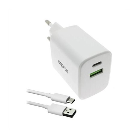 APPROX CARGADOR 35W QC 1 X USB A+ 1 X USB C+CABLE