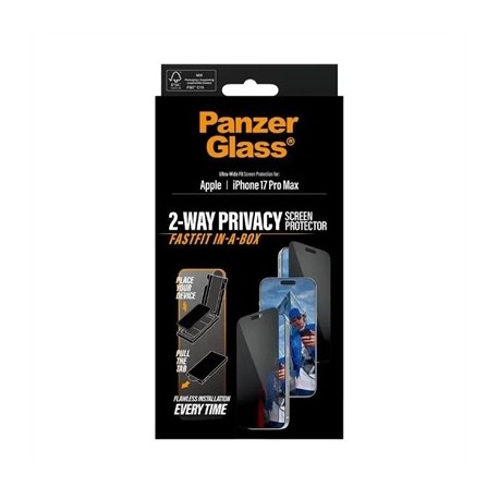 PANZERGLASS PRIVACY PROTECTOR IPHONE 17 PRO MAX