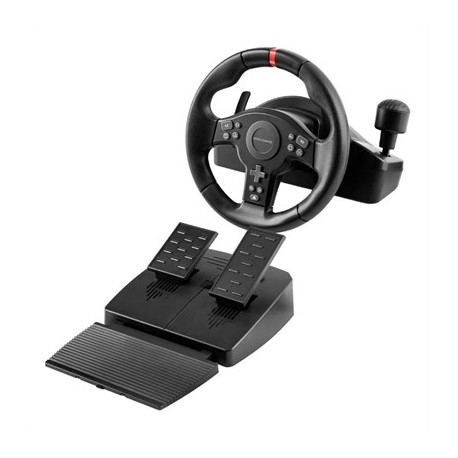 MARS GAMING VOLANTE SIMULACION CARRERAS NEGRO