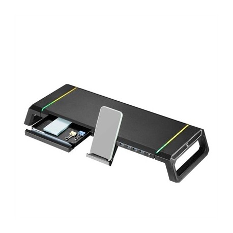 EWENT ELEVADOR MONITOR RGB CON HUB USB 3.0