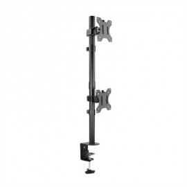 TOOQ DB1233TNV-B SOPORTE MESA 2 BRAZOS VERTICAL