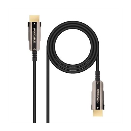 NANOCABLE CABLE HDMI V2.0 AOC 4K@60HZ 18GBP 10 M