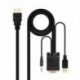 NANOCABLE CONVERSOR HDMI A VGA-JACK-UBS, 1.8 M