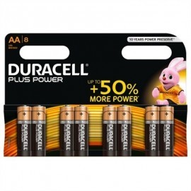 DURACELL PLUS POWER PILA ALCALINA AA LR6 BLISTER*8