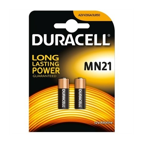 DURACELL PILA ALCALINA MN21 LR23A 12V BLISTER*2