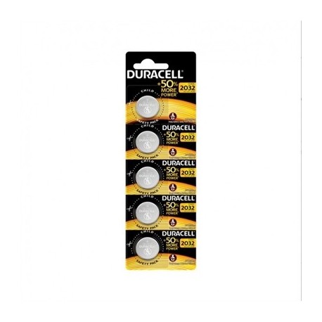 DURACELL PILA BOTON LITIO CR2032 3V BLISTER*5