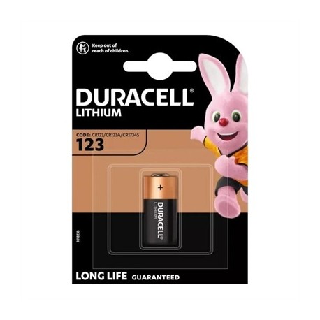DURACELL ULTRA PILA LITIO CR123A 3V