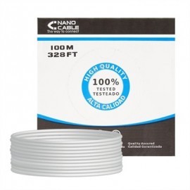 NANOCABLE BOBINA CABLE RJ45 CAT5 FTP RIGIDO 100M