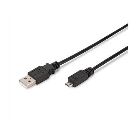 EWENT CABLE USB 2.0  "A" M A MICRO "B" M 1,0 M