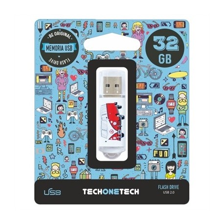 TECH ONE TECH CAMPER VAN-VAN 32 GB USB 2.0