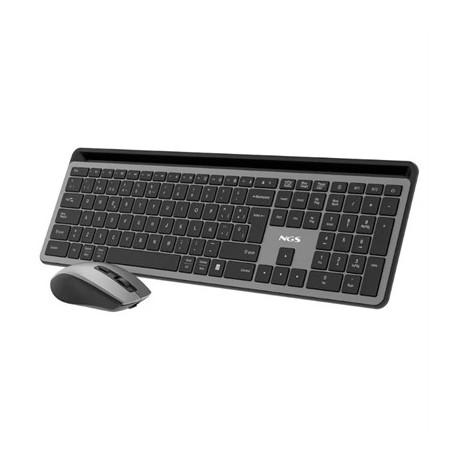 NGS KIT TECLADO+RATON ECLIPSE MULTI, RECARGABLE