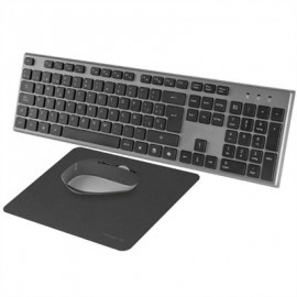 TACENS 3EN1 TECLADO+RATON+ALFOM INALAMBRICO NEGRO