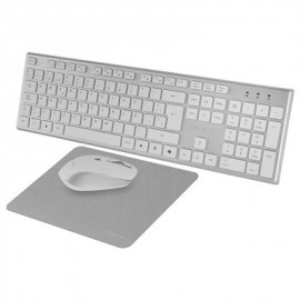 TACENS 3EN1 TECLADO+RATON+ALFOM INALAMBRICO BLANCO