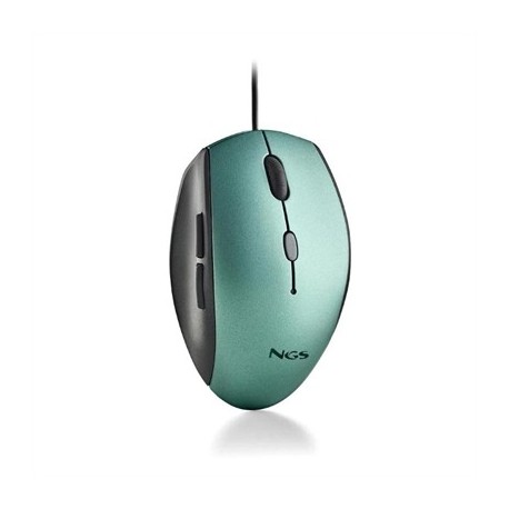 NGS WIRED ERGO SILENT MOUSE + USB TYPE C ADAPT ICE
