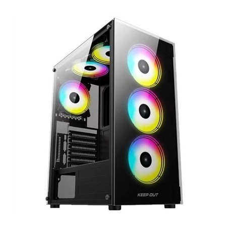 KEEP OUT CAJA ATX XC-210 GLASS BLACK USB3.0