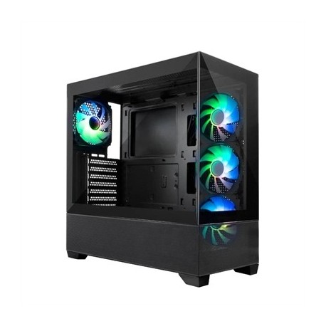 COOLBOX CHASIS ATX GA250 CRISTAL 4XVENT.ARGB