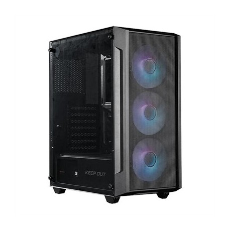 KEEP OUT CAJA M-ATX KO XC-200 RGB USB3 BLACK GLASS