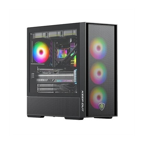 KEEP OUT CAJA M-ATX KO XC-805 MESH ARGB USB3 BLACK