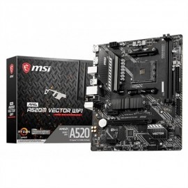 MSI PLACA BASE MAG A520M VECTOR WIFI MATX AM4