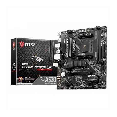 MSI PLACA BASE MAG A520M VECTOR WIFI MATX AM4