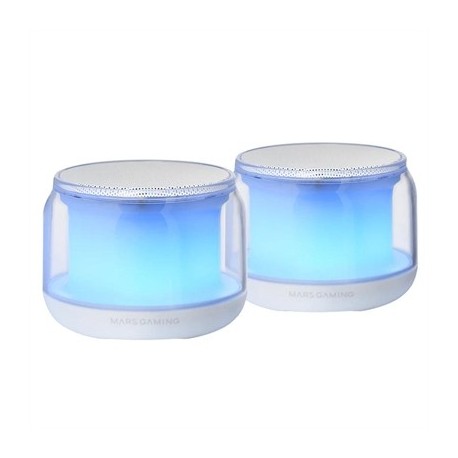 MARS GAMING ALTAVOCES BT MS-AURAW 2.0 15W RGB