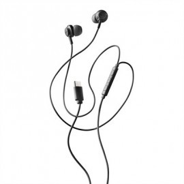 NGS AURICULAR NEGRO ESTEREO USB-C CON CABLE
