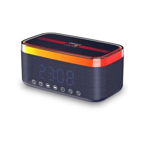 RED BULL ALTAVOZ RADIO DESPERTADOR CARGADOR 12W