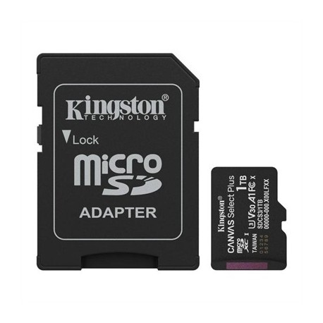 KINGSTON SDCS3/1TB MICROSD XC GEN3 150MB/S 1