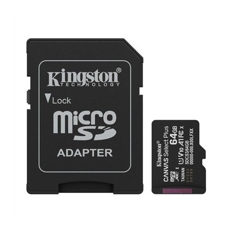KINGSTON SDCS3/64GB MICROSDXC GEN3 150MB/S A1