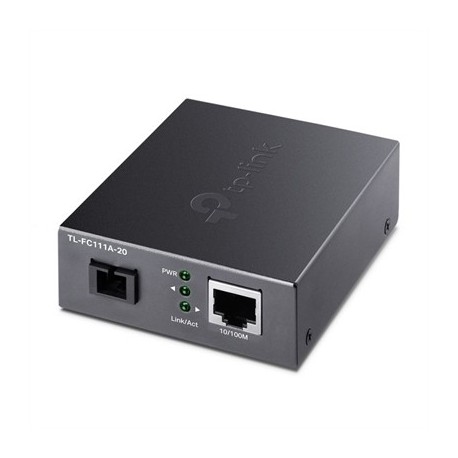 TP-LINK FC111A-20 CONVERSOR SINGLE MODE SC 20KM