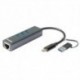 D-LINK DUB-2332 USB-C/USB GBE ADAPTER 3XUSB 3.0