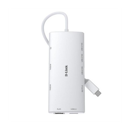 D-LINK DUP-A01 HUB USB-C 10 EN 1 2XHDMI
